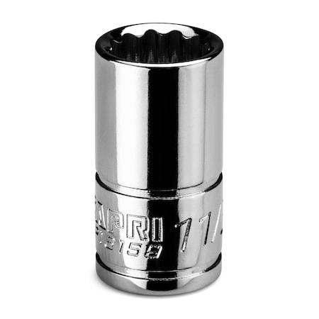 Capri Tools 1/4 in Drive 11/32 in 12-Point SAE Shallow Socket CP16159